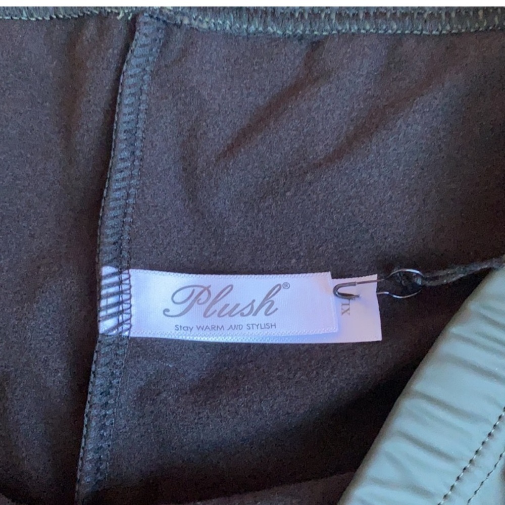 NWT Plush x Revolve Fleece Lined Liquid Legging in Army Green Size XL - Picture 7 of 7